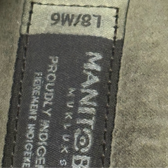 Manitobah Mukluks Paddle Grain Moccasins size L8 M6 brown - Picture 5 of 12